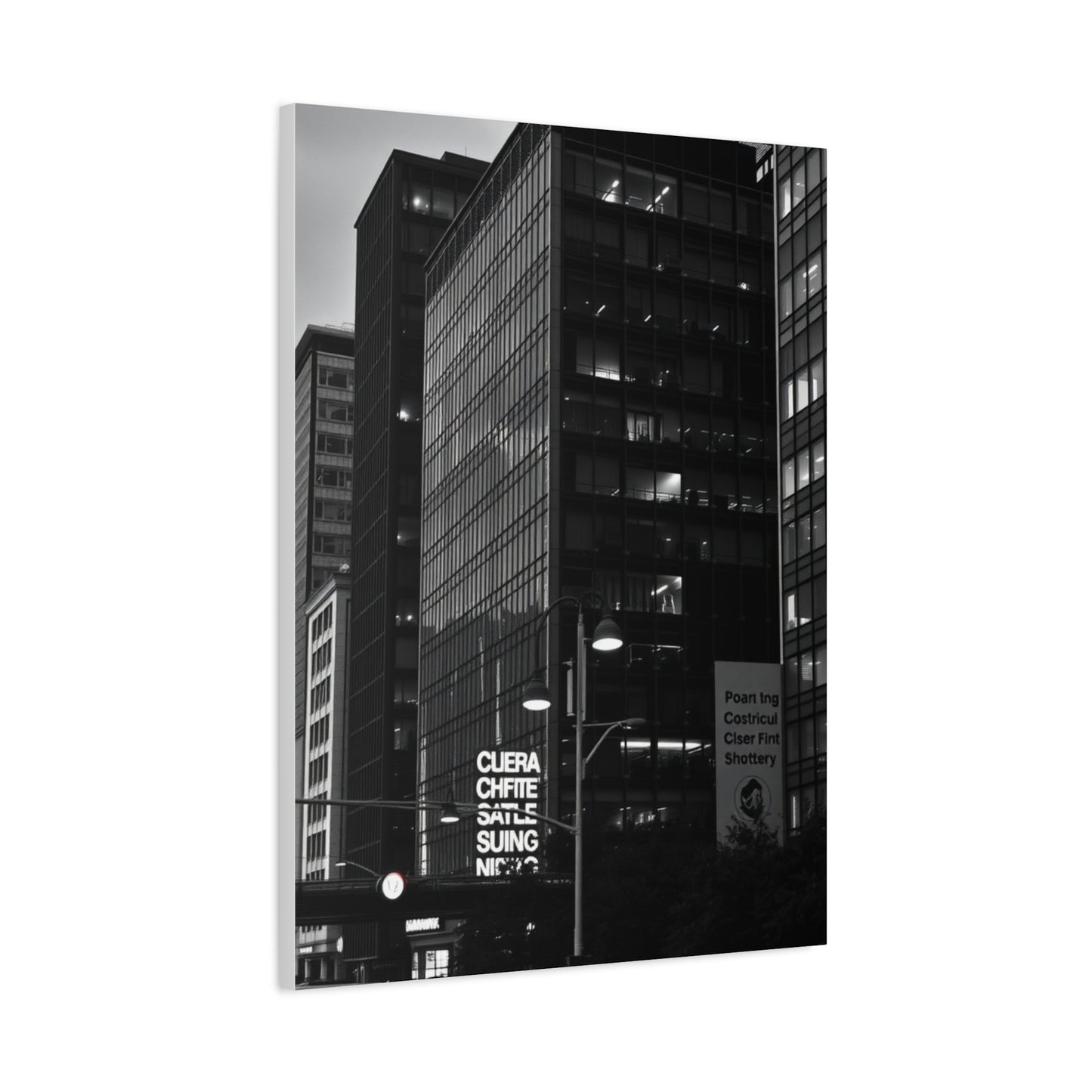 Elite Black & White Cityscapes Art Vision Wall Art & Canvas Print