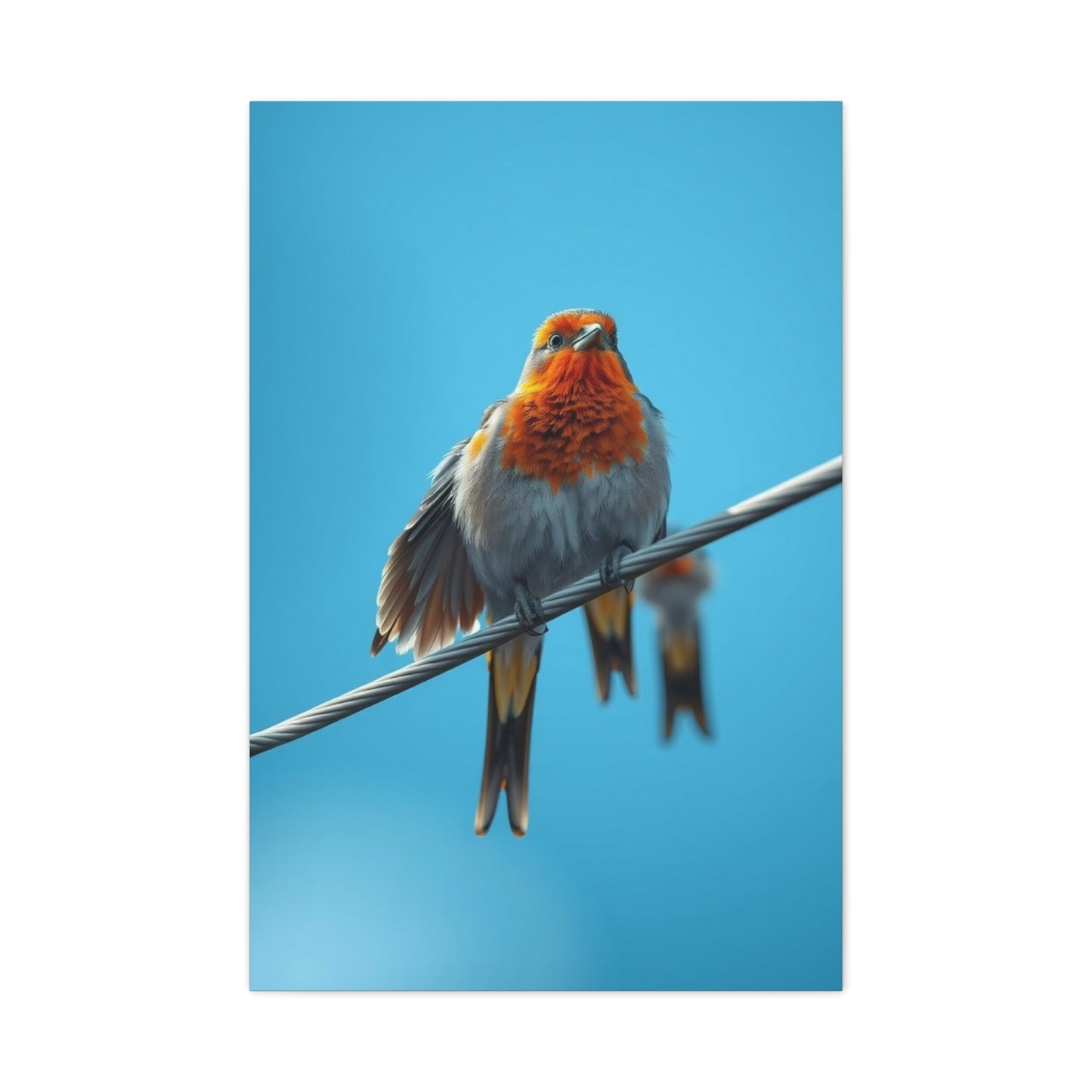 Birds On a Wire Art Supreme Canvas Wall Art & Canvas Print