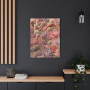 Pink Succulent Garden Wall Art & Canvas Print
