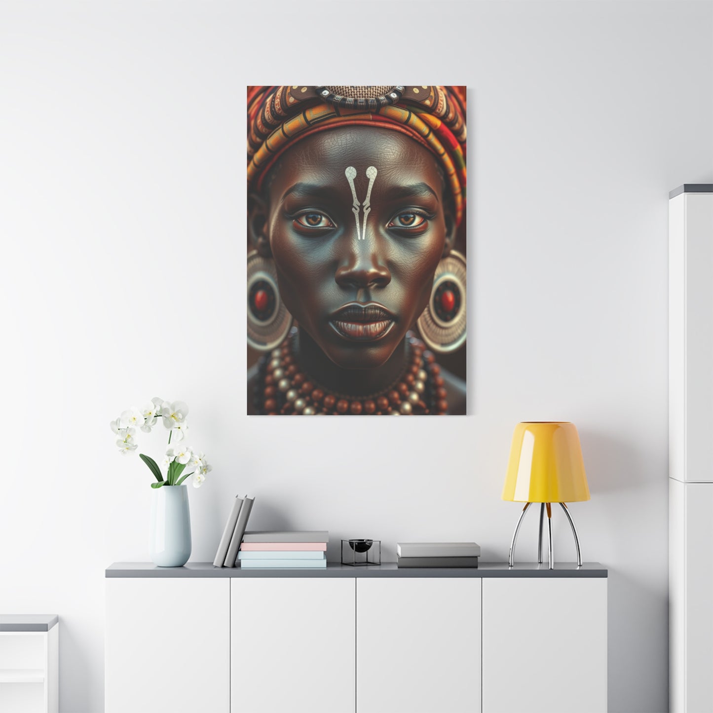 Gilded Ethnic Essence Artwork Wall Art & Canvas Print