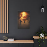 World Journey Aviation Map Wall Art & Canvas Prints