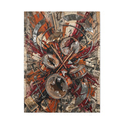 Industrial Drum Explosion Collage Wall Art & Canvas Print