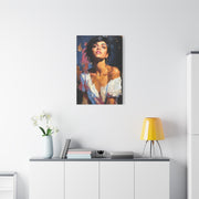 Expressive Fashion Collage Portrait Wall Art & Canvas Print
