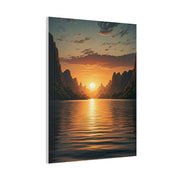 Tranquil Sunset Over Canyon Waters Wall Art & Canvas Prints