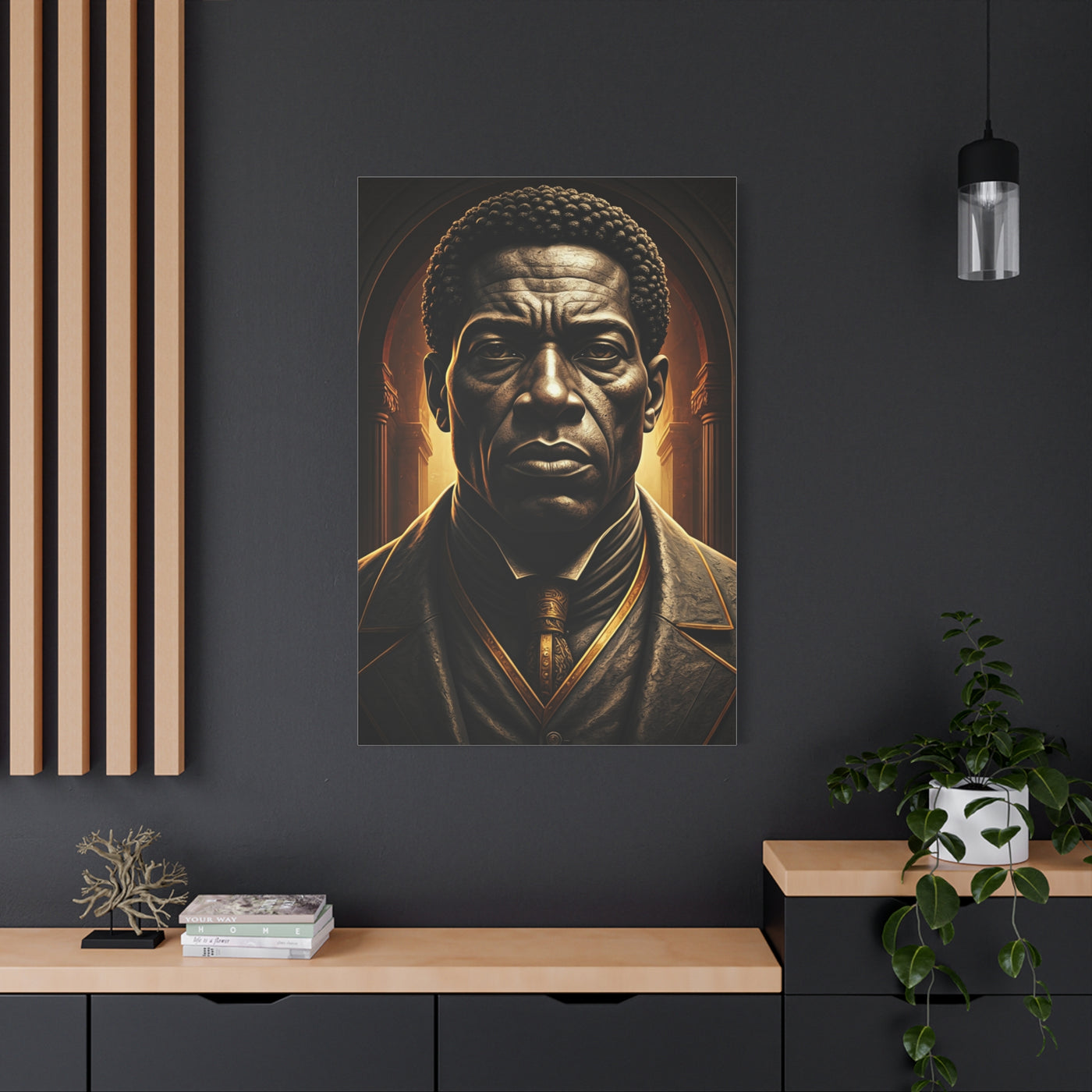 Regal Shadow Portrait Wall Art & Canvas Prints