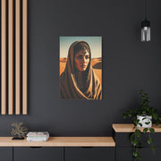 Desert Veil Bohemian Woman Wall Art & Canvas Prints