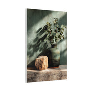 Minimal Eucalyptus Still Life Wall Art & Canvas Print