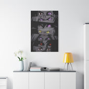Naruto Legendary Shinobi Eyes Dark Poster Wall Art & Canvas Print
