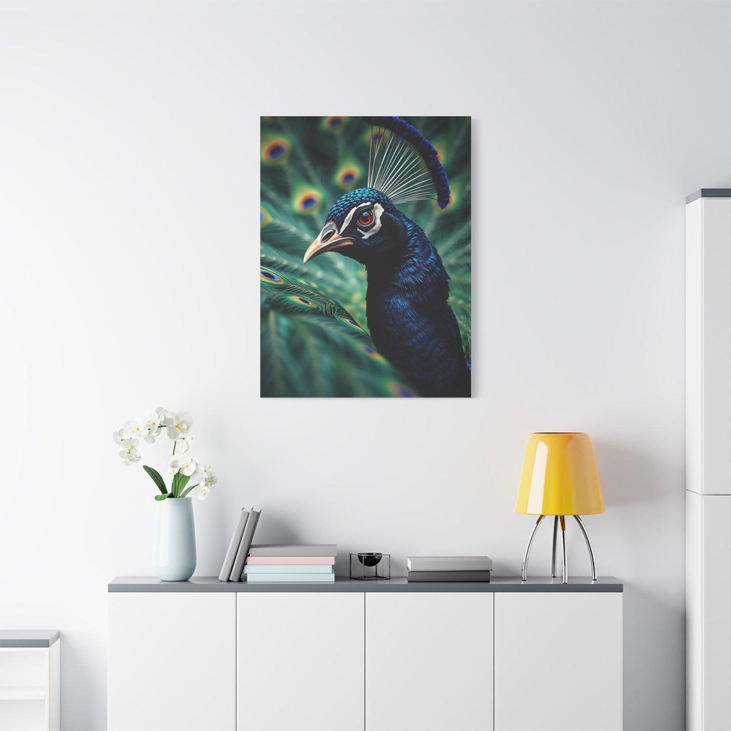 Peacock Art Refined Canvas Wall Art & Canvas Print