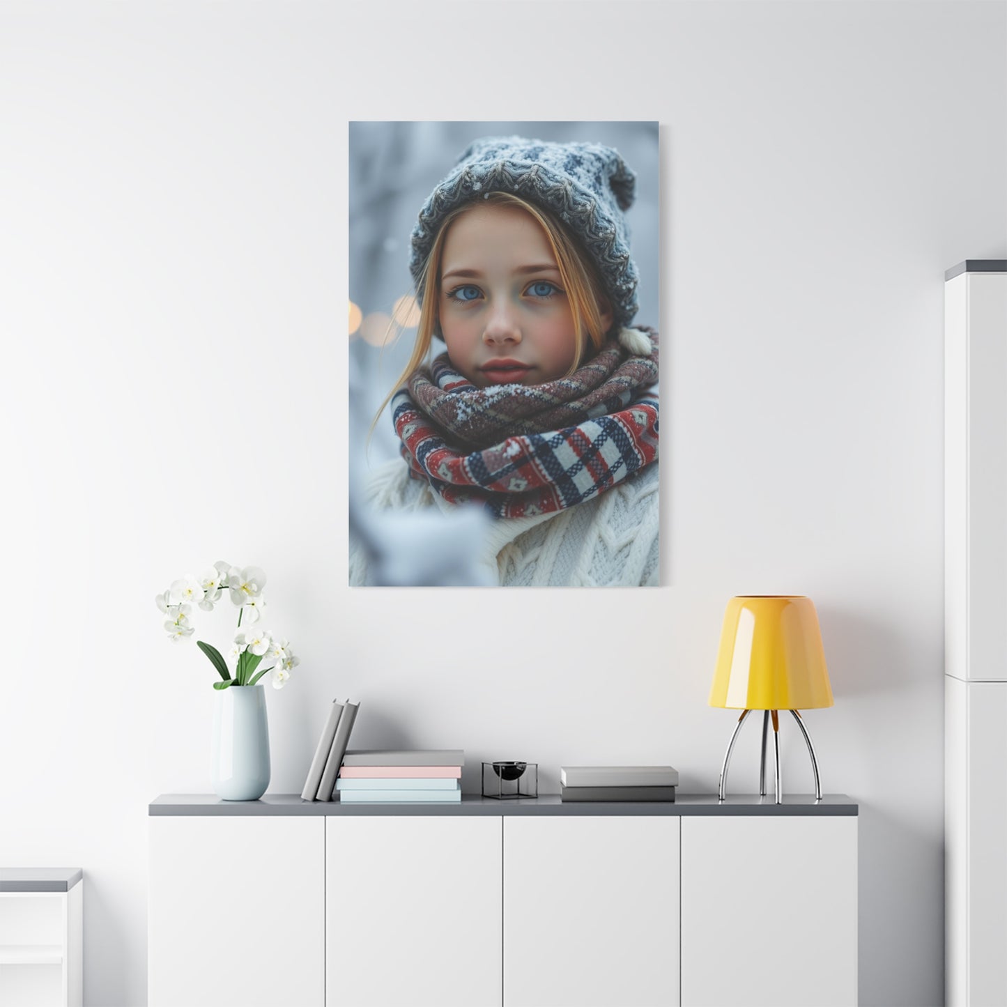 Glistening Frost Canvas Wall Art & Canvas Print