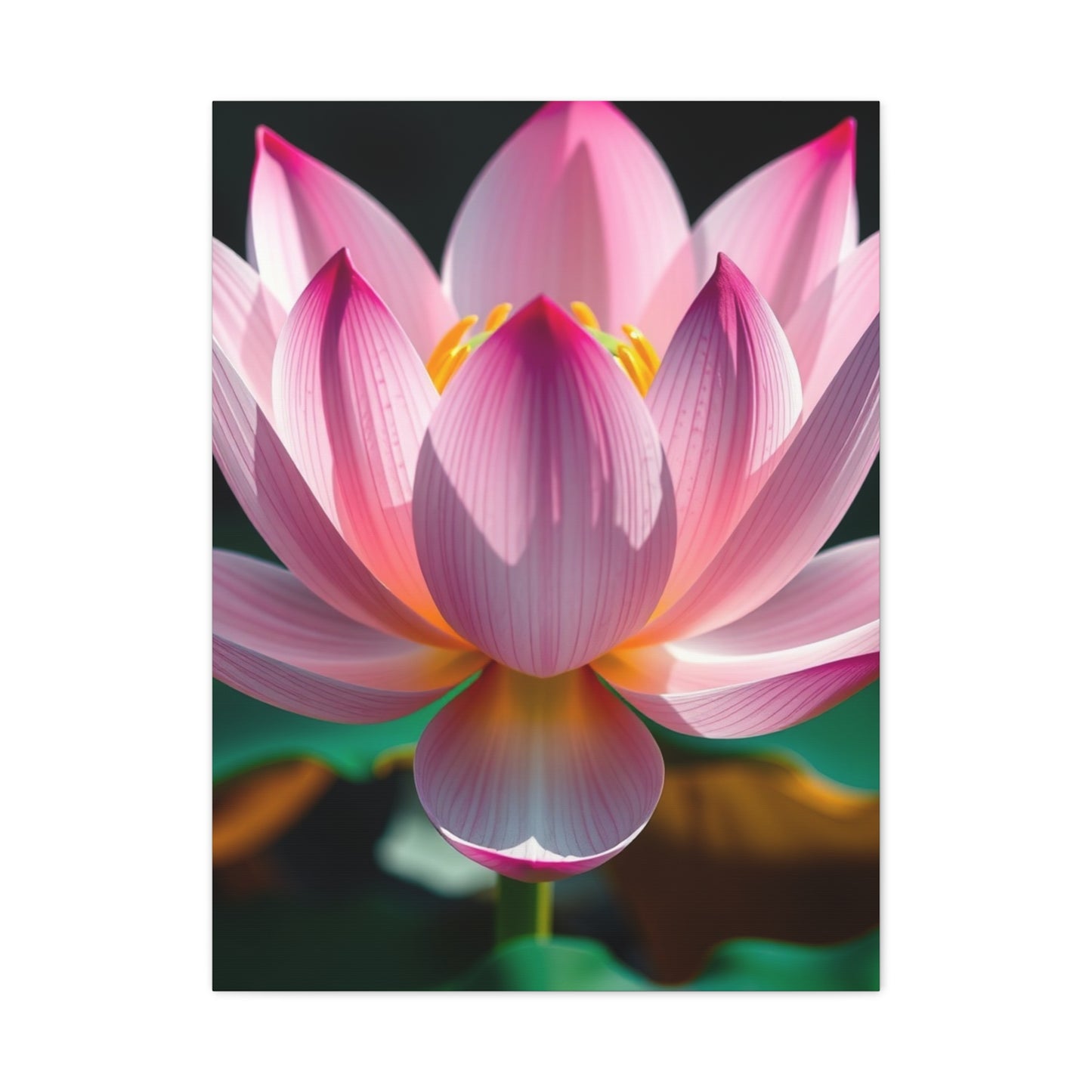 Gilded Tranquility Flora wall art & canvas print