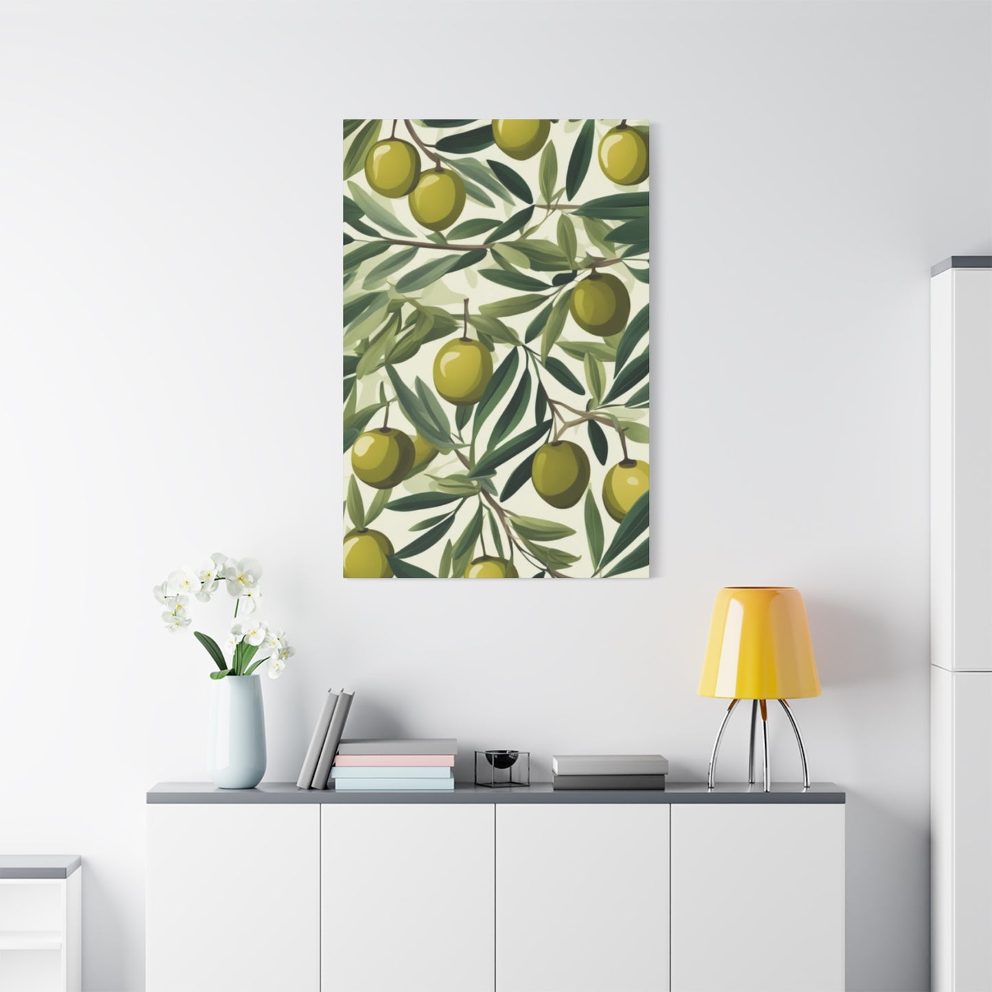 Olive Green Fruits Wall Art & Canvas Prints