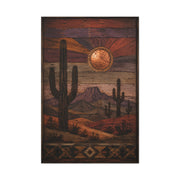 Southwestern Reclaimed Wood Desert Wall Art & Canvas Print