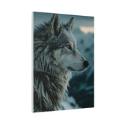 Siberian Husky Winter Ridge Portrait Wall Art & Canvas Print
