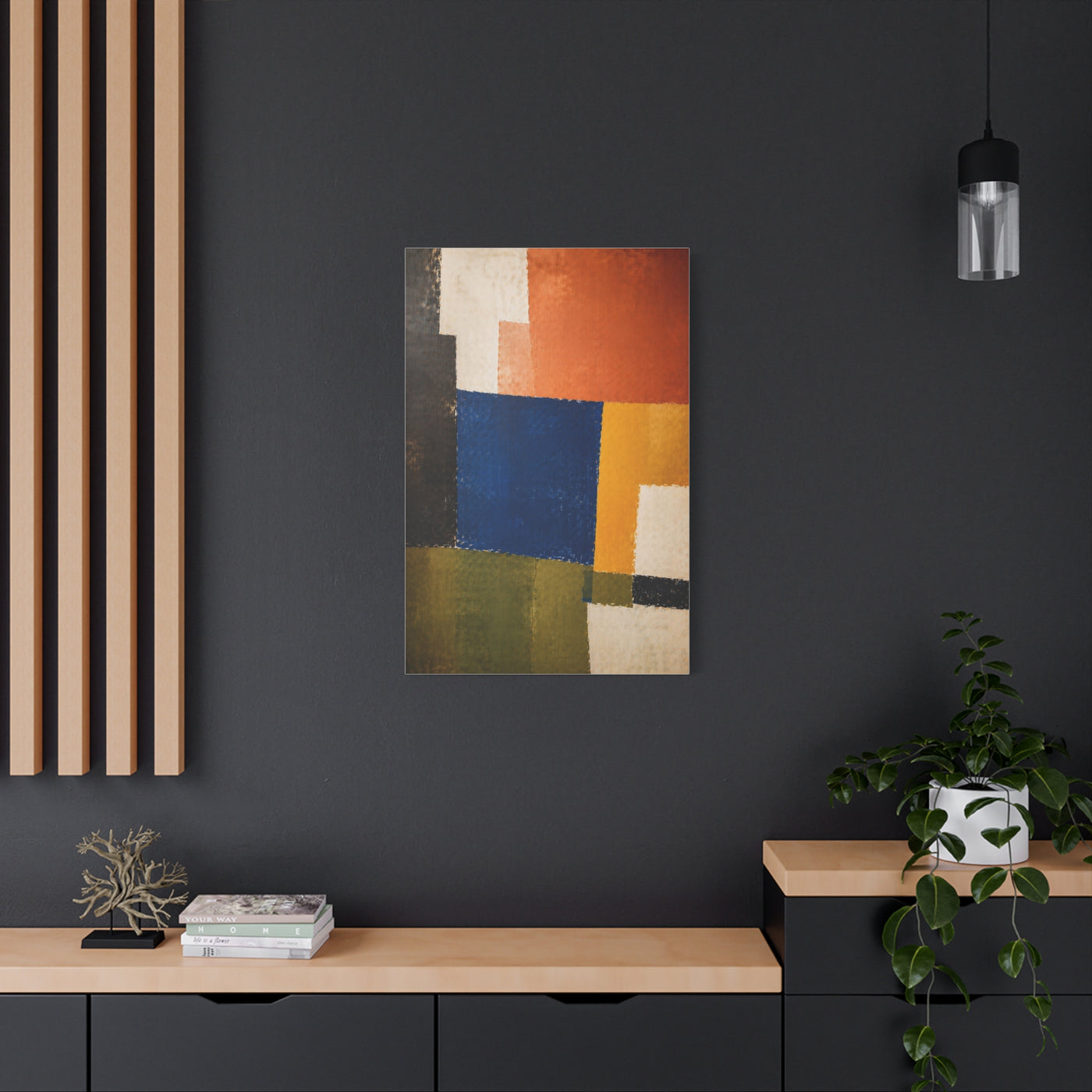 Modern Color Field Collaboration Wall Art & Canvas Print