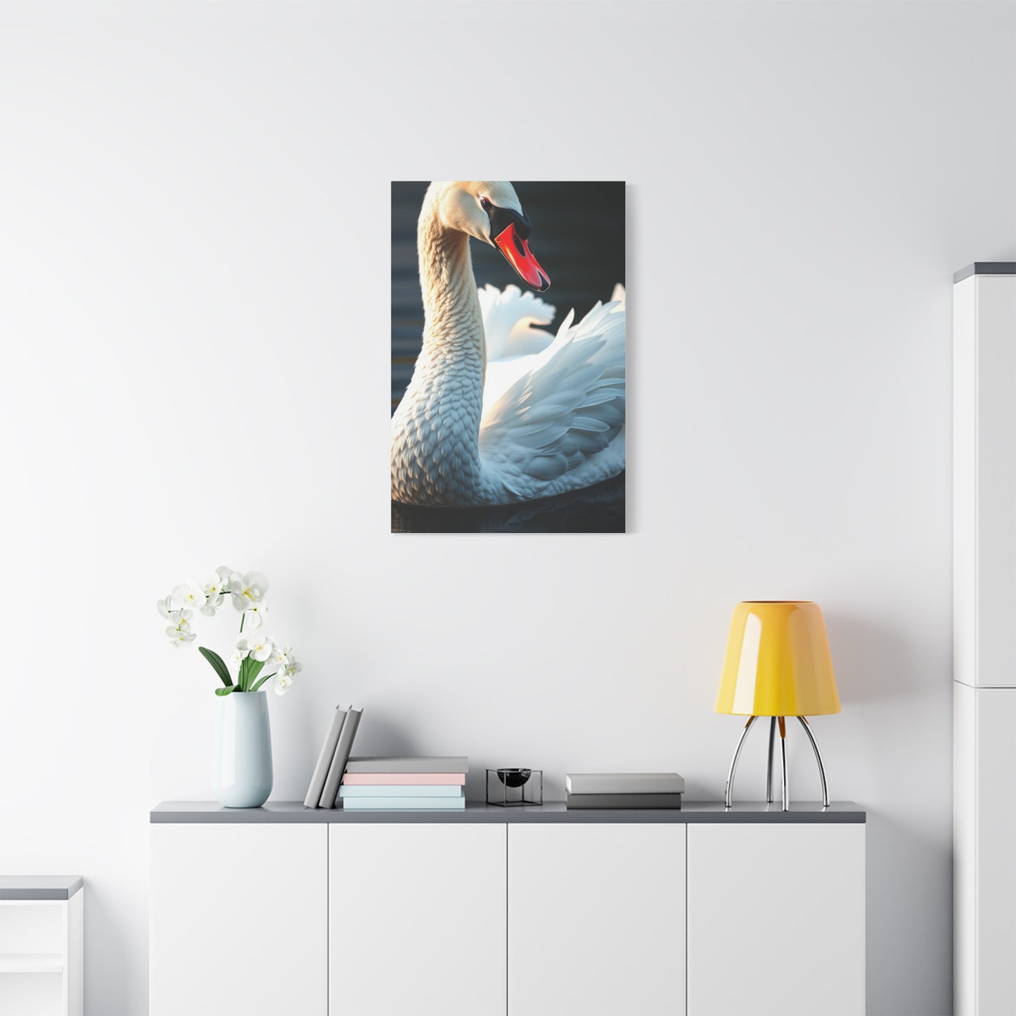 Swan Art Supreme Canvas Wall Art & Canvas Print