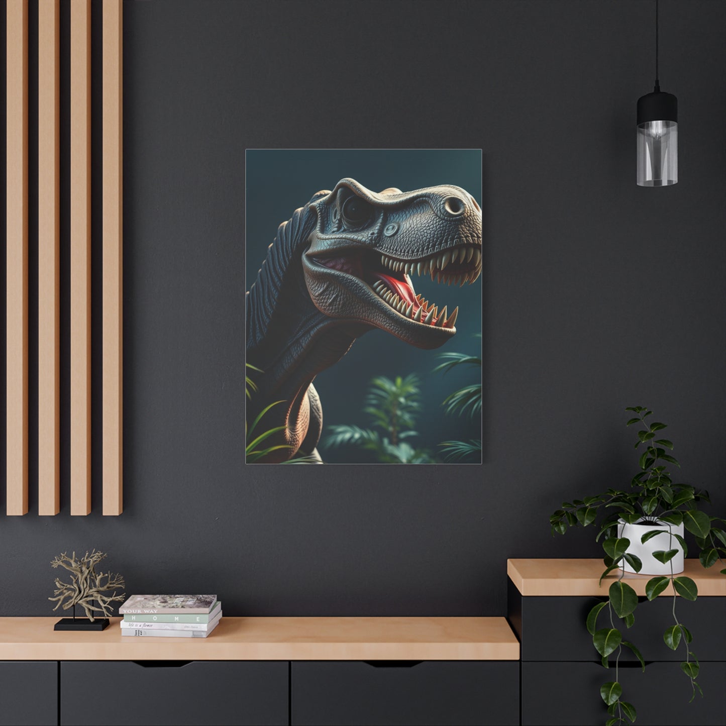 Vision Jurassic Park Art Art Wall Art & Canvas Print