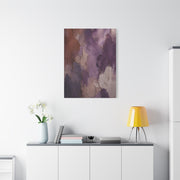 Wabi-Sabi Plum Texture Abstraction Wall Art & Canvas Print
