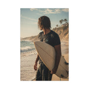 Coastal Surf Reflection Portrait Wall Art & Canvas Print