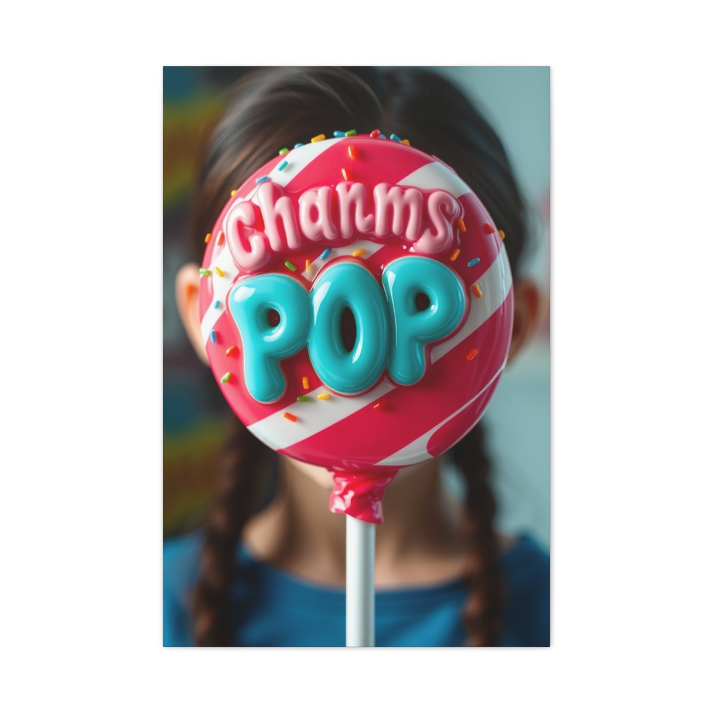 Sophisticated Candy Whirl Wall Art & Canvas Print
