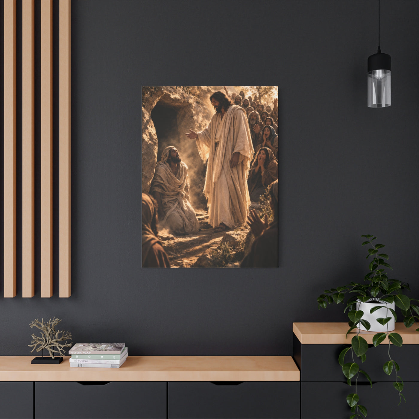 Raising of Lazarus Miracle Wall Art & Canvas Print