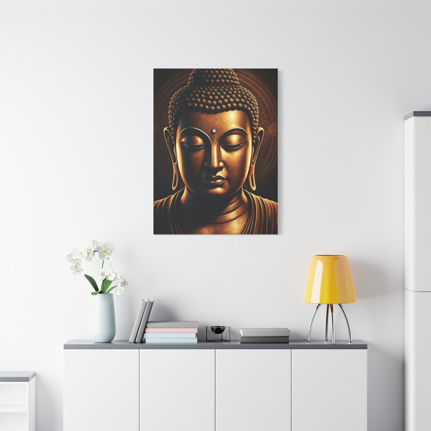 Radiant Halo Buddha Wall Art & Canvas Prints