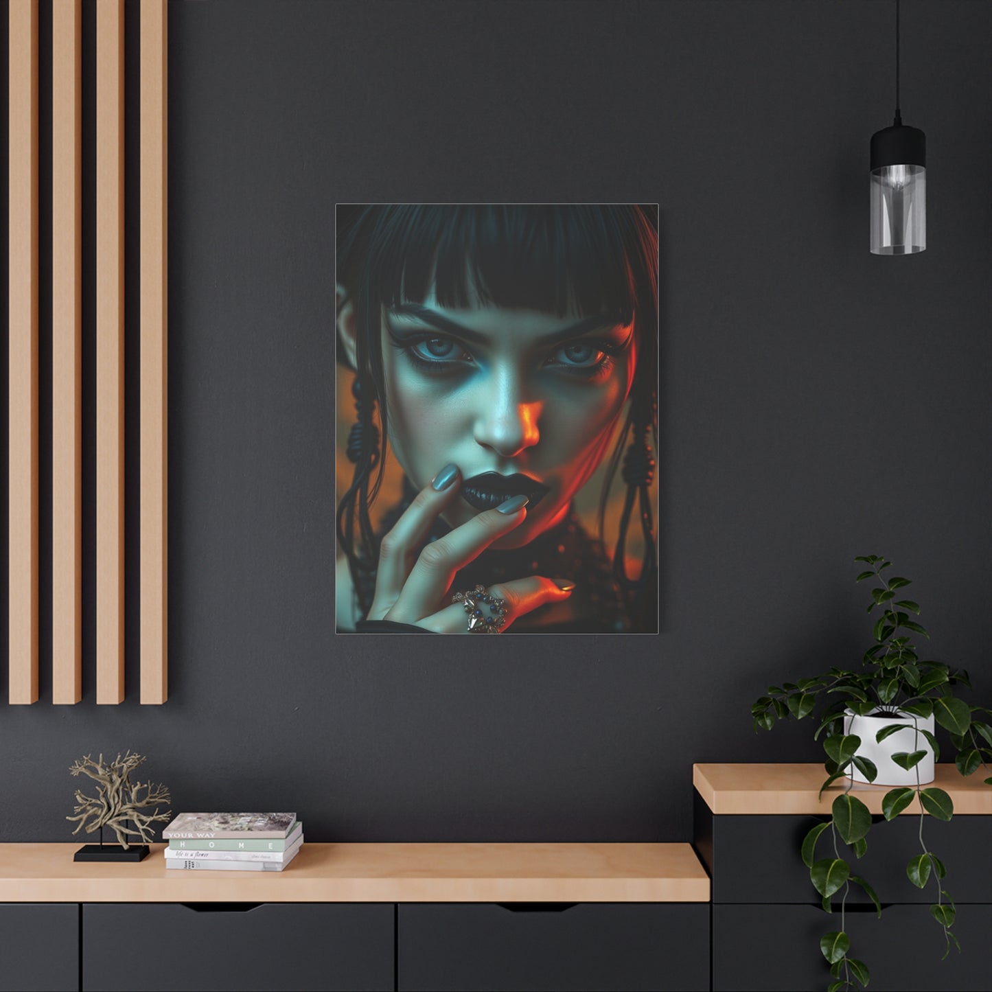 Ebon Enigma Wall Art wall art & canvas print