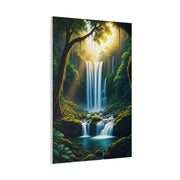 Enchanted Forest Waterfall Escape Wall Art & Canvas Prints