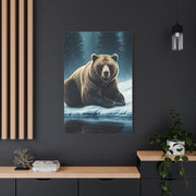 Winter Forest Brown Bear Wall Art & Canvas Prints