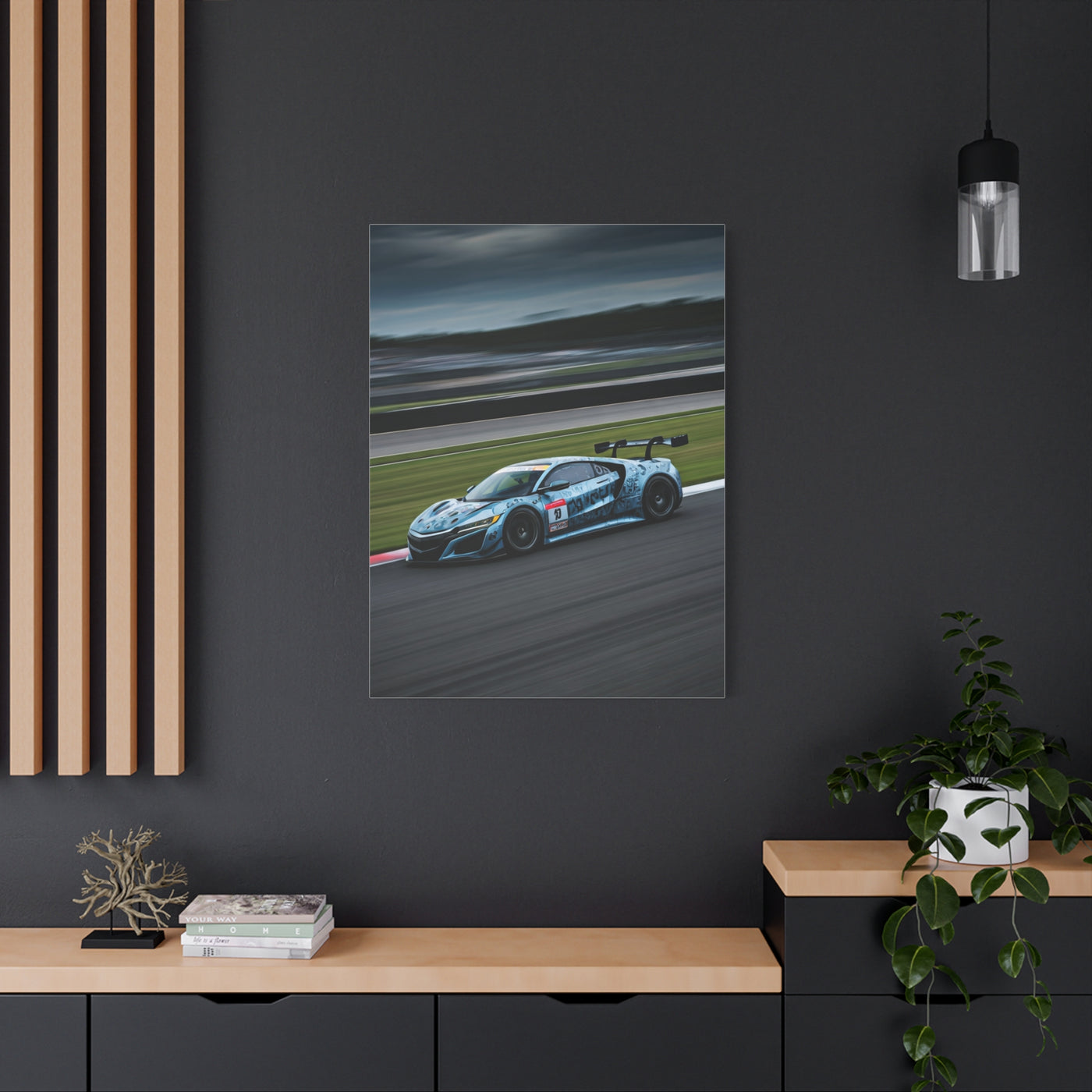 Acura NSX GT3 Modern Circuit Balance Wall Art & Canvas Prints