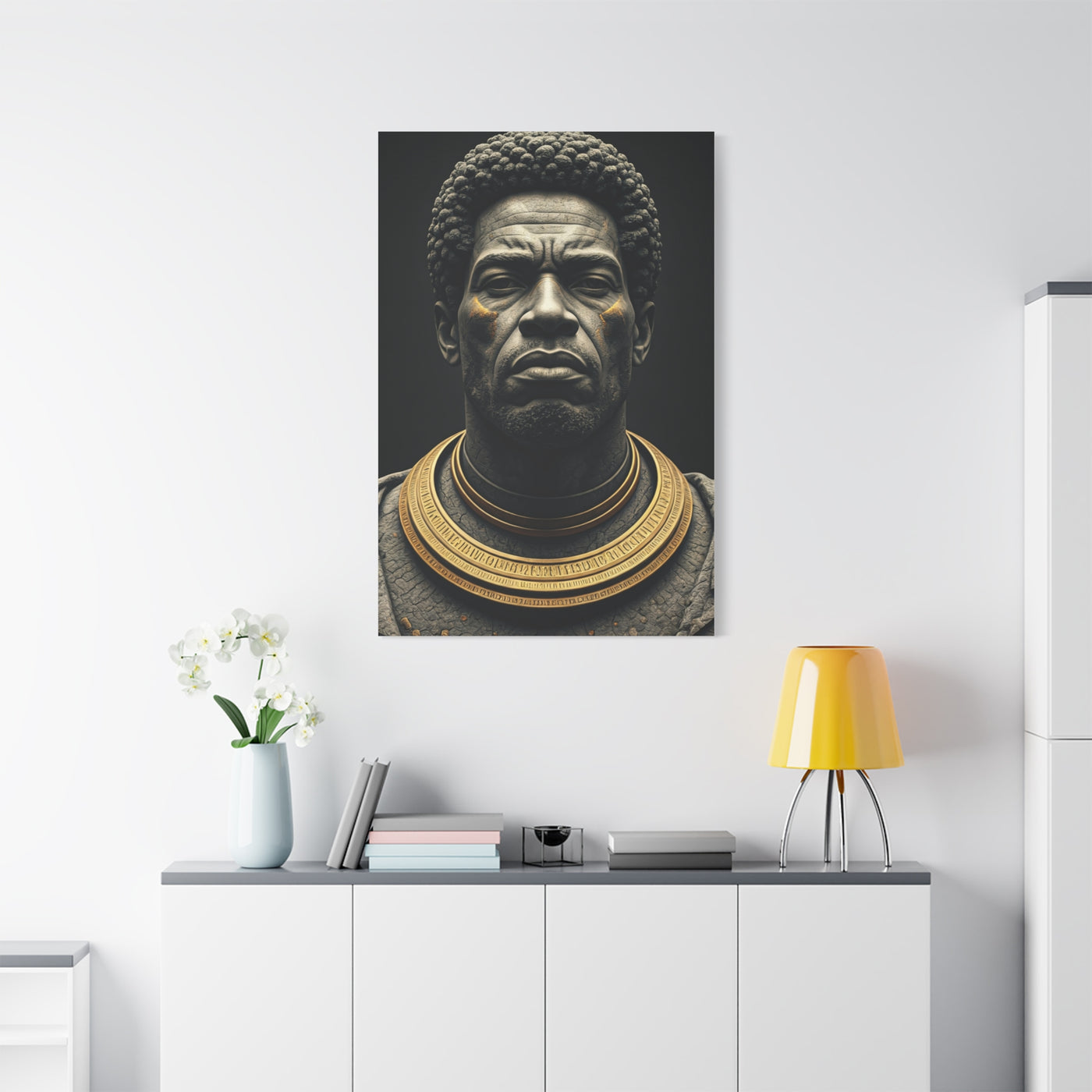 Stone Guardian Legacy Portrait Wall Art & Canvas Prints