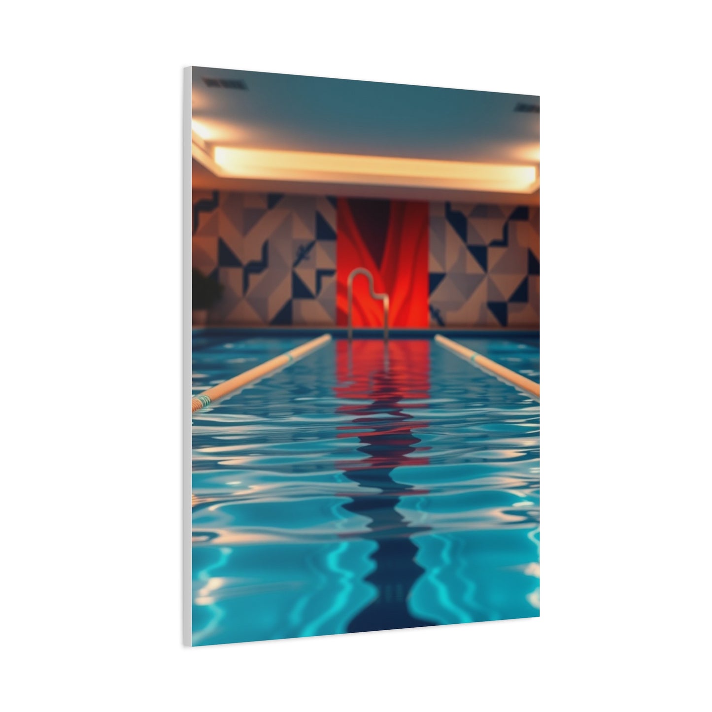 Swimming Pool Art Refined Canvas Wall Art & Canvas Print