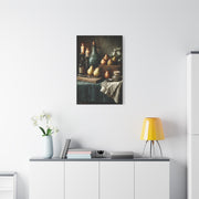 Rustic Pear & Candle Still Life Wall Art & Canvas Print