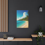 Sunlit Island Shore Retreat Wall Art & Canvas Prints