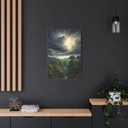 Stormlight Over Emerald Jungle Valley Wall Art & Canvas Prints