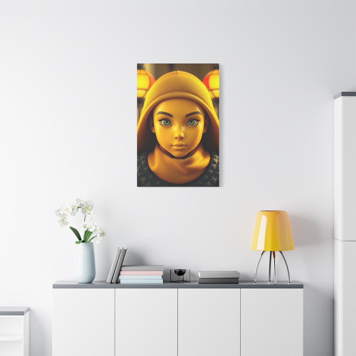 Radiant Ochre Tableau Wall Art & Canvas Print
