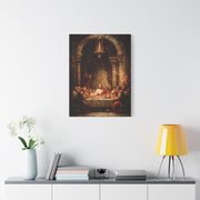 The Last Supper Candlelit Gathering Wall Art & Canvas Print