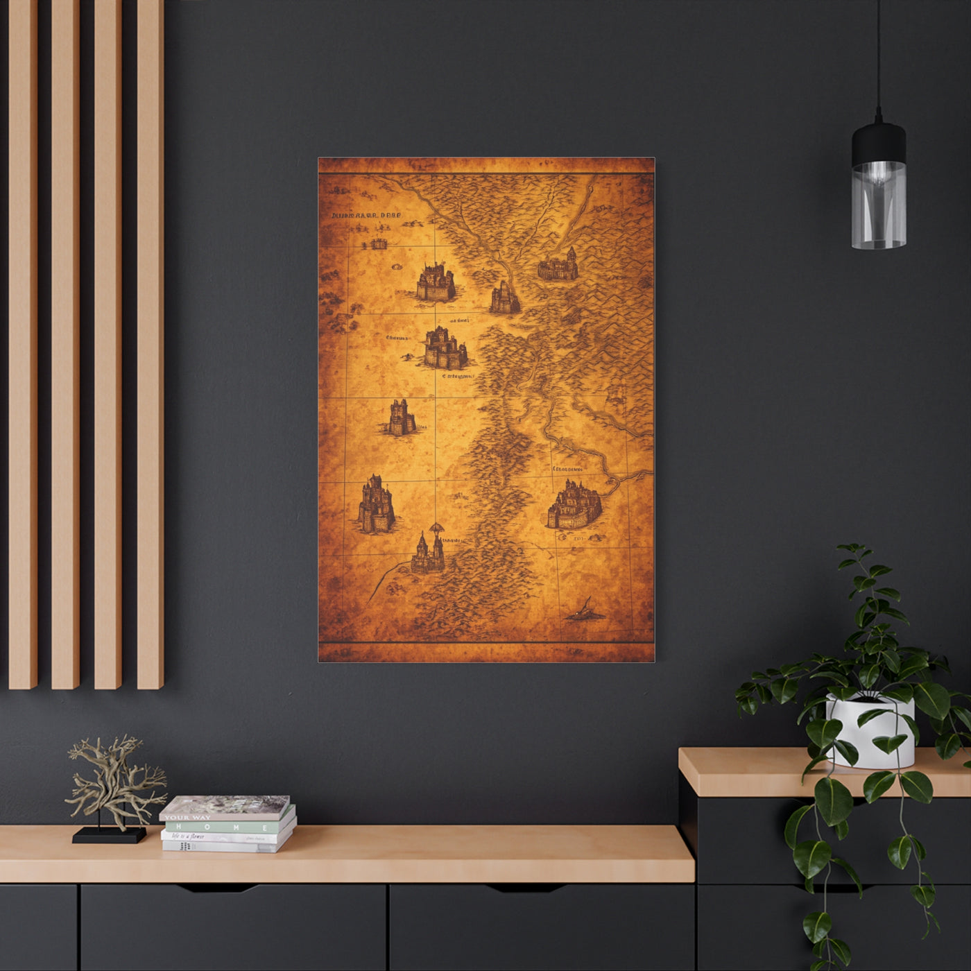 Antique Coastal Exploration Chart Wall Art & Canvas Prints