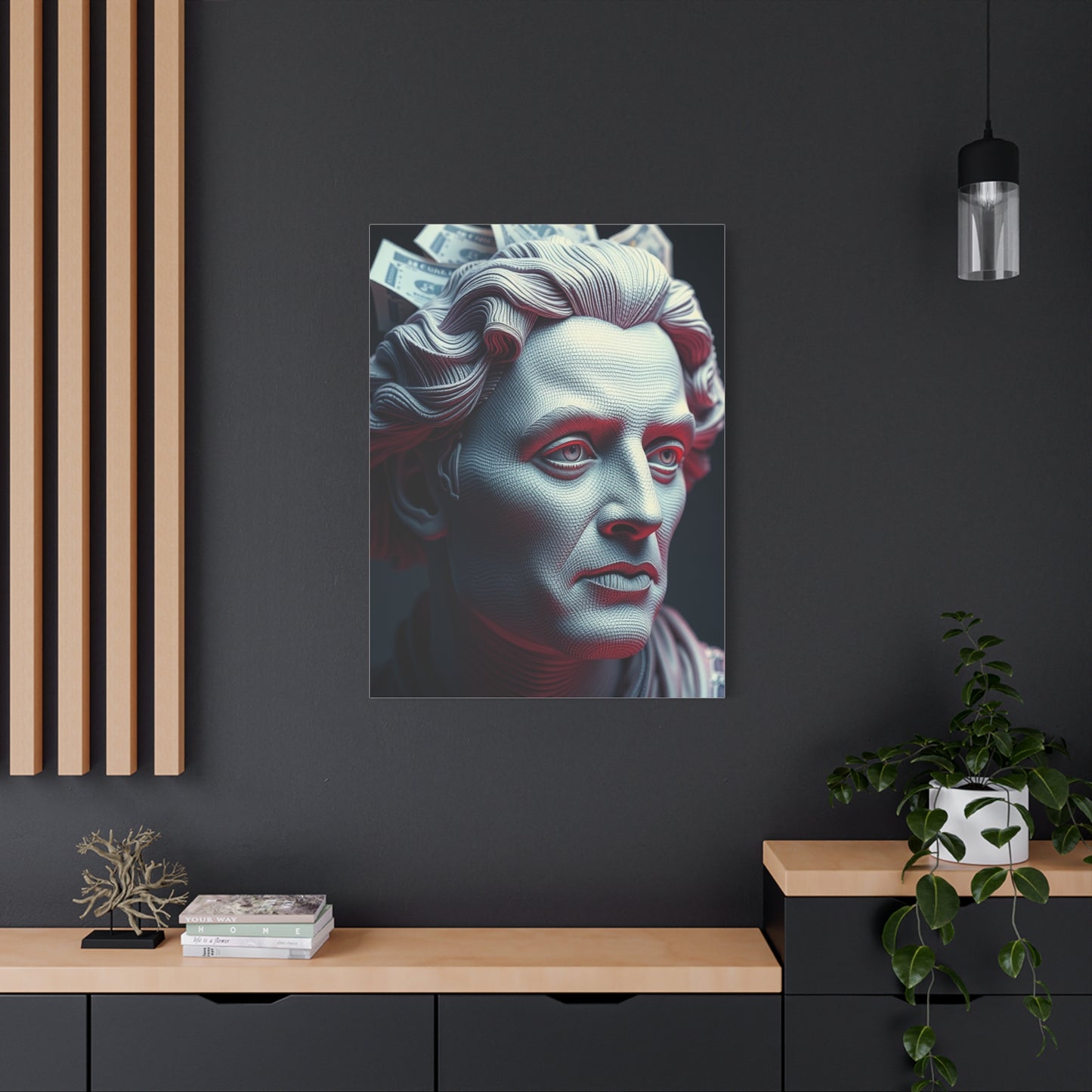 Opulent Currency Canvas wall art & canvas print