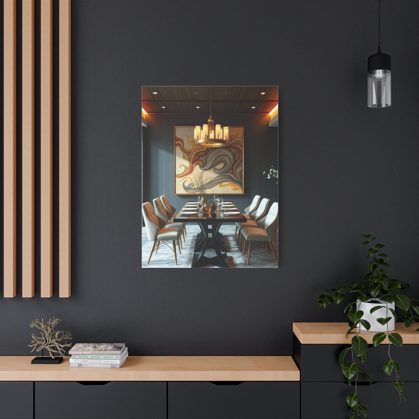Refined Banquet Canvas Wall Art & Canvas Print