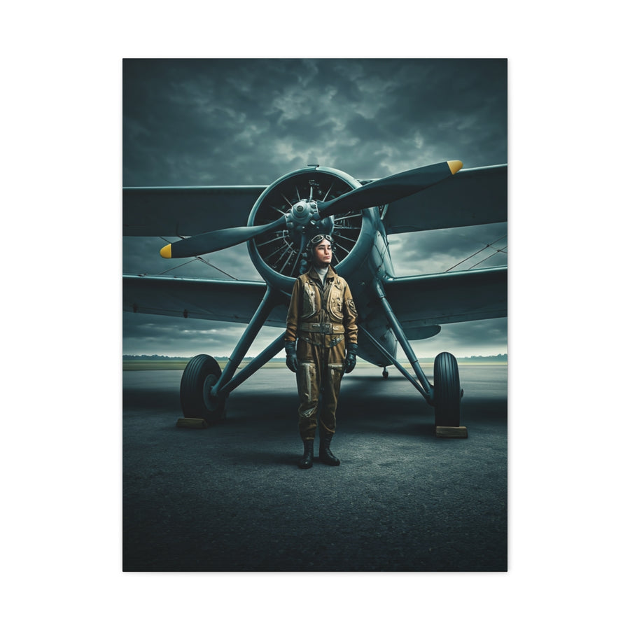Pilot and Propeller Legacy Wall Art & Canvas Prints