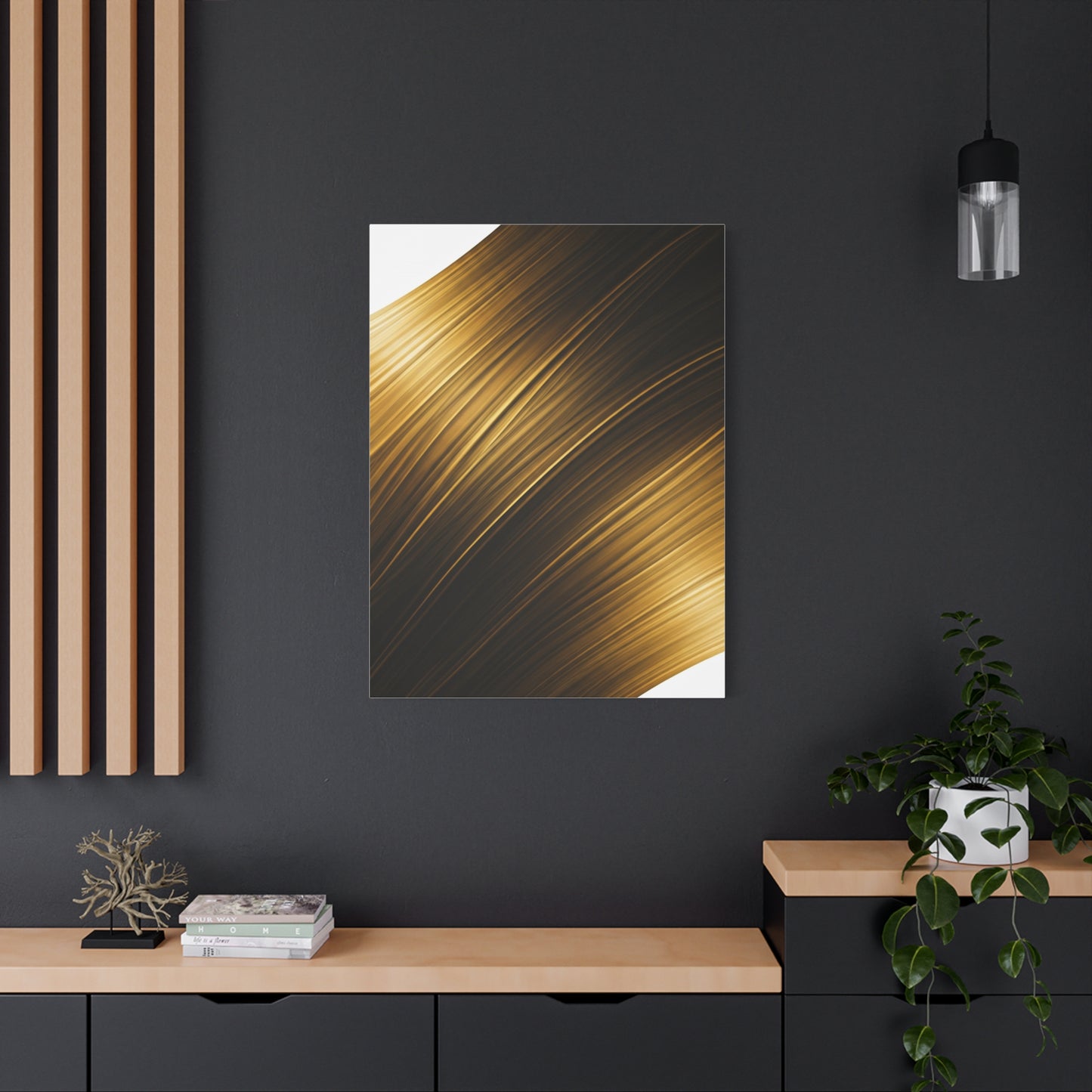 Golden Drift Abstract Wall Art & Canvas Prints