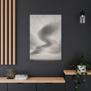 Murmuration Love Formation Monochrome Wall Art & Canvas Print