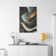 Sculptural Flow Abstract Form Wall Art & Canvas Print