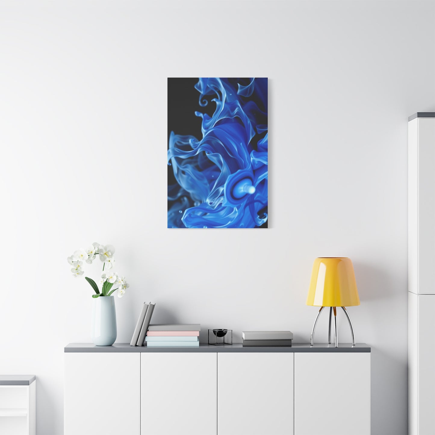 Collection Black, White & Blue Art Art Wall Art & Canvas Print