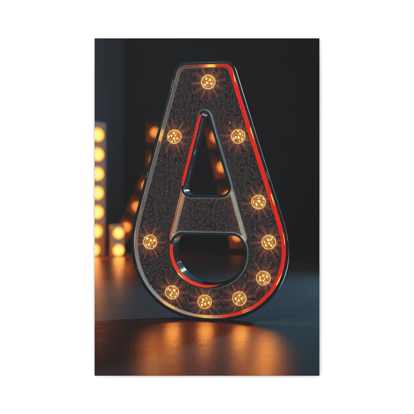 Elite A Alphabet & Letter Art Vision Wall Art & Canvas Print