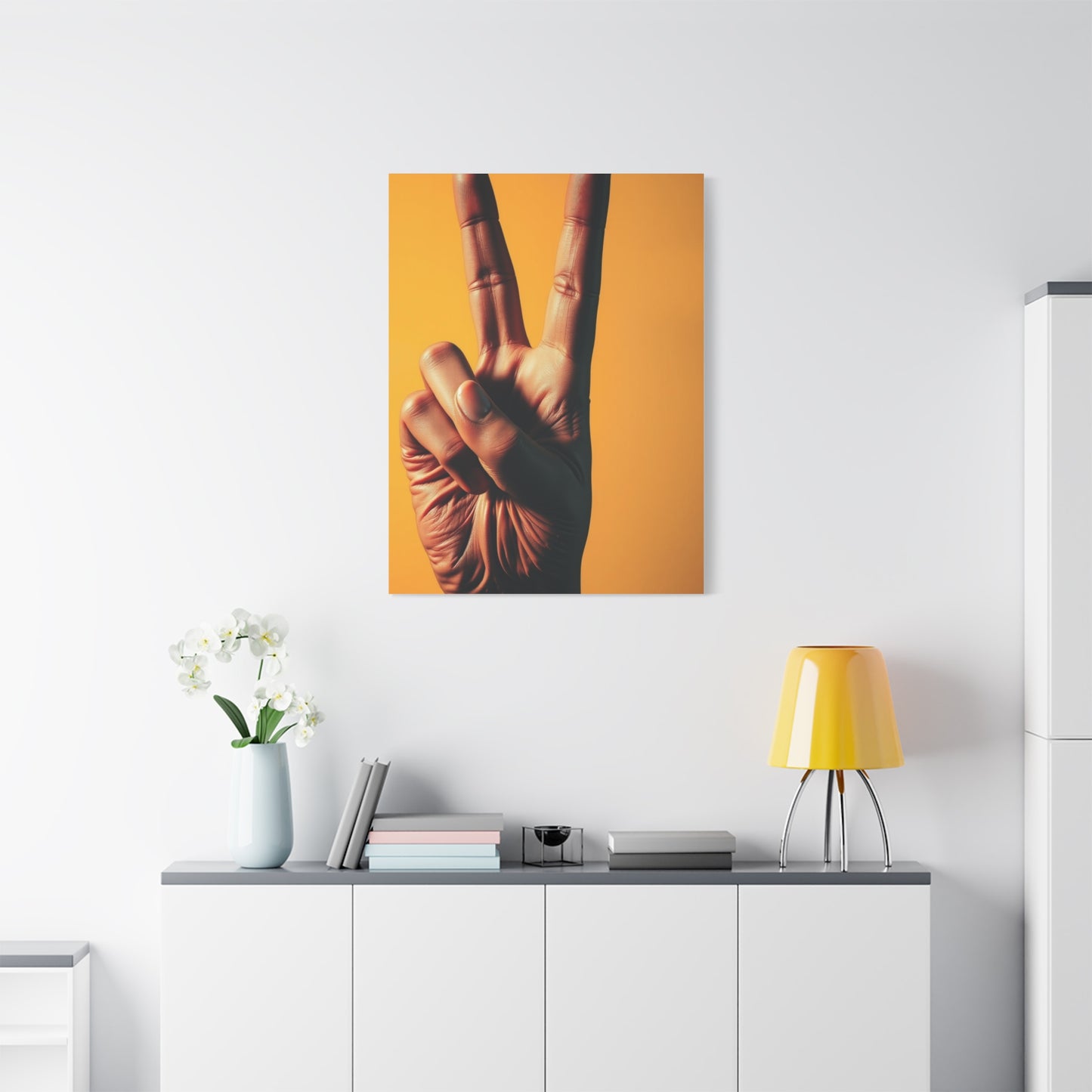 Vision Peace Sign Art Art Wall Art & Canvas Print