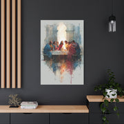 The Last Supper Watercolor Reflection Wall Art & Canvas Print