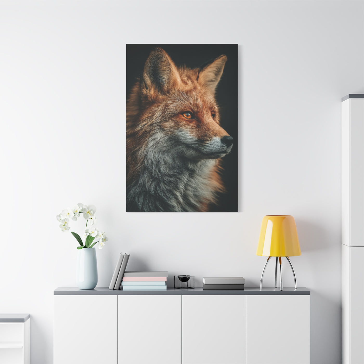 Majestic Red Fox Portrait Wall Art & Canvas Print
