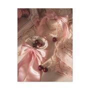 Coquette Satin Bow Still Life Wall Art & Canvas Print
